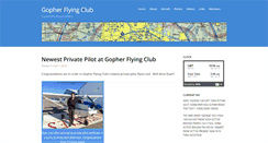 Desktop Screenshot of gopherflyingclub.com